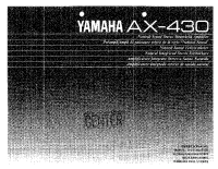 Yamaha AX-430-Owners-Manual 